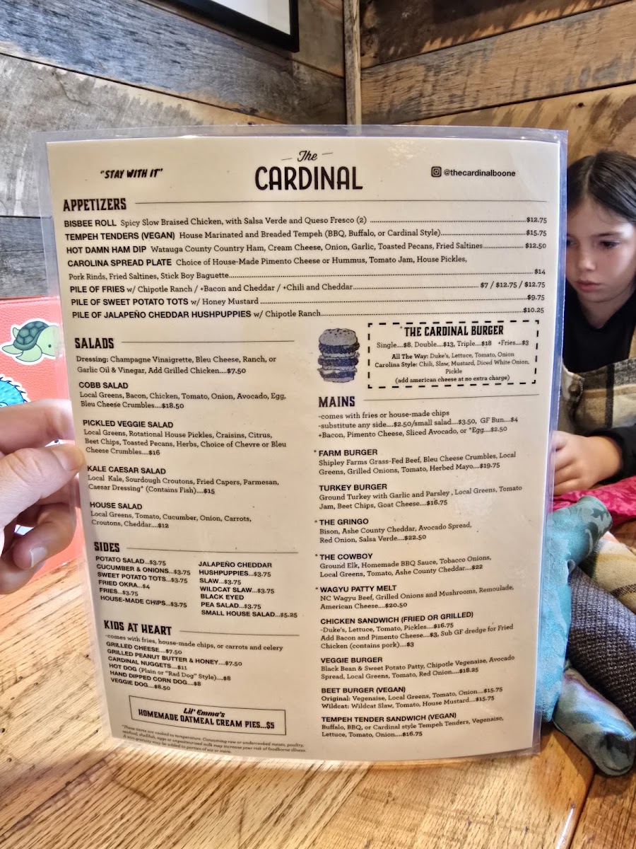 The Cardinal Menu - Image 2