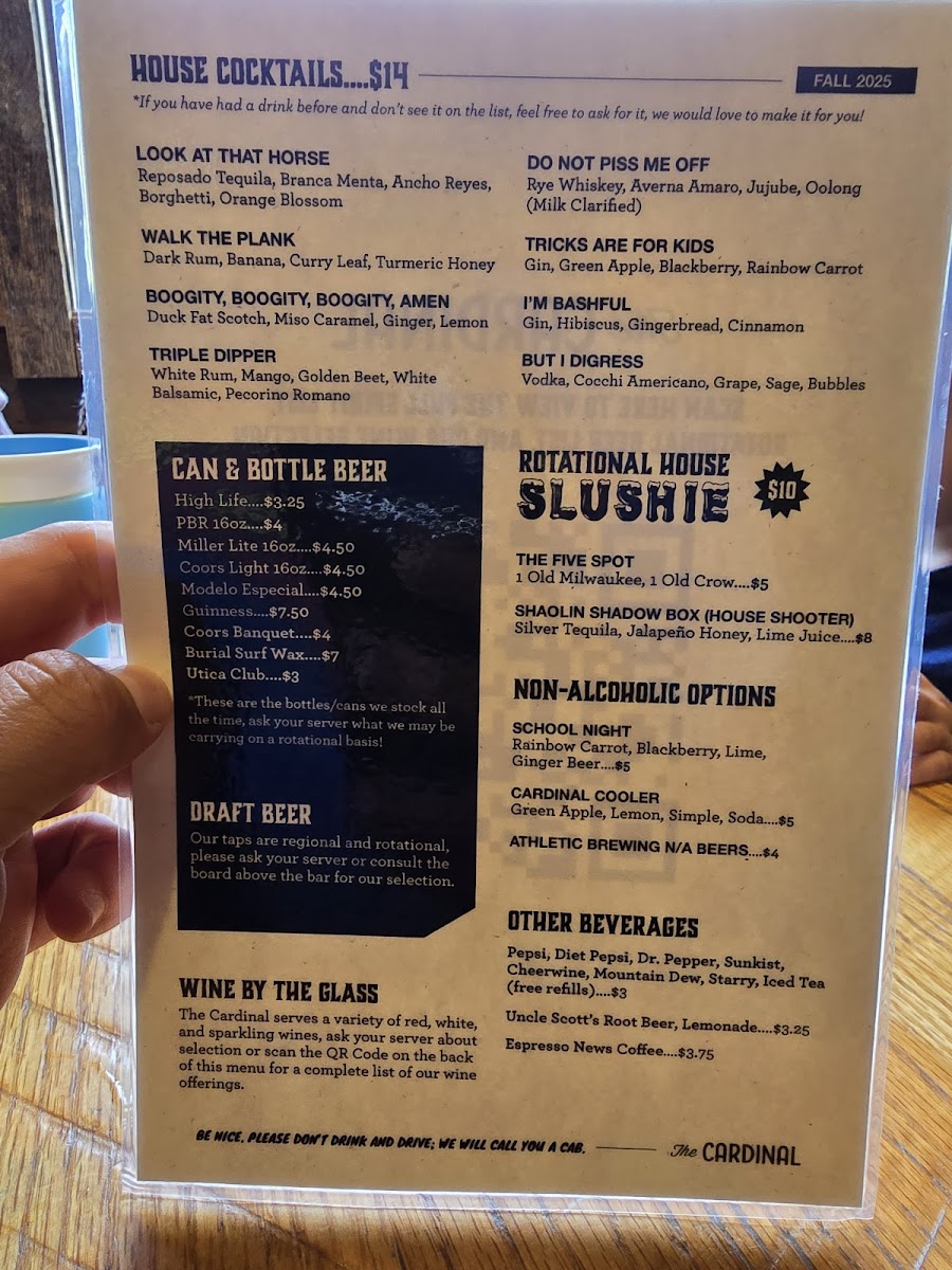 The Cardinal Menu - Image 4