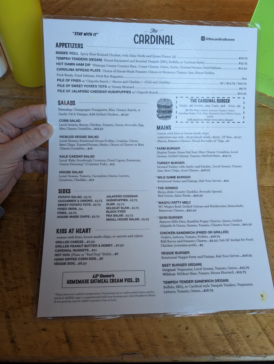 The Cardinal Menu - Image 5