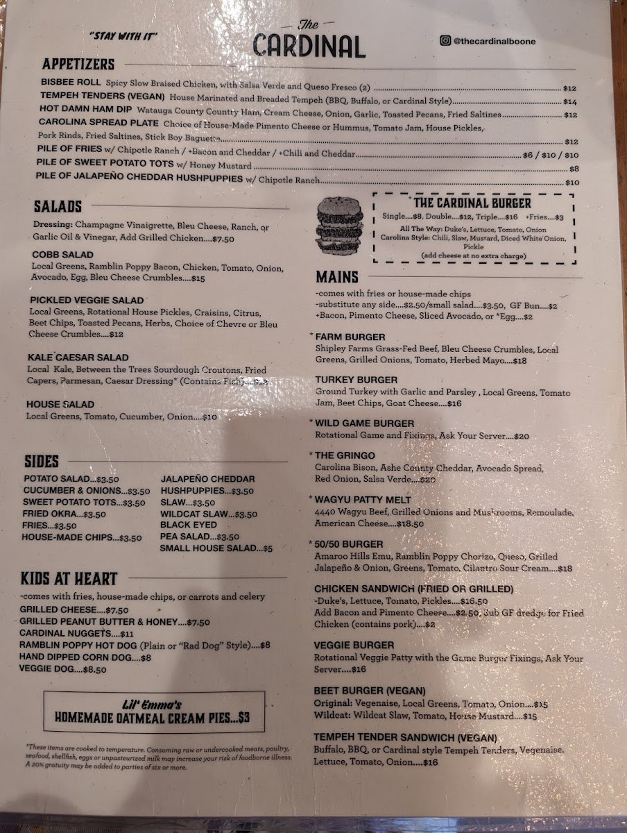 The Cardinal Menu - Image 6